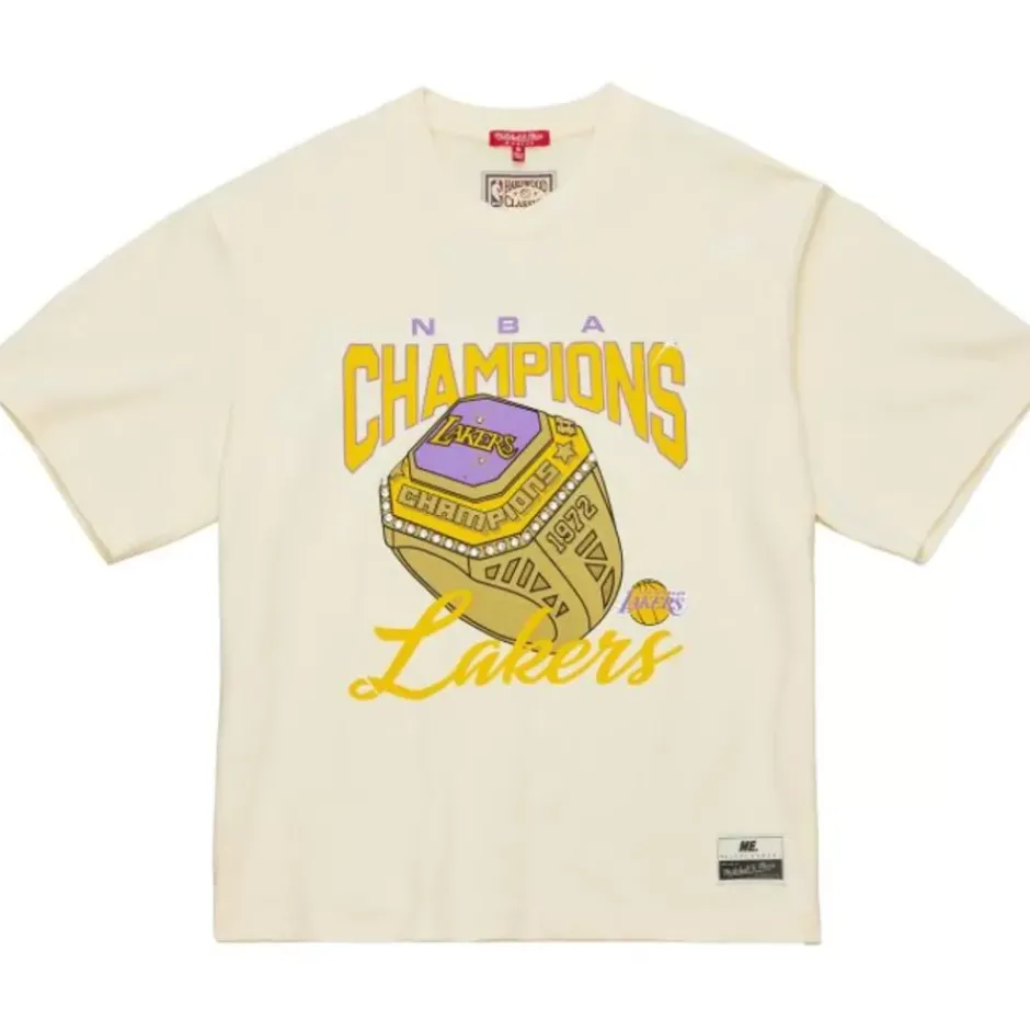 Woman Mitchell & Ness T-Shirts & Tops-M&N X Melody Ehsani Ss Tee Los Angeles Lakers