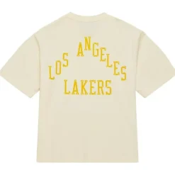 Woman Mitchell & Ness T-Shirts & Tops-M&N X Melody Ehsani Ss Tee Los Angeles Lakers