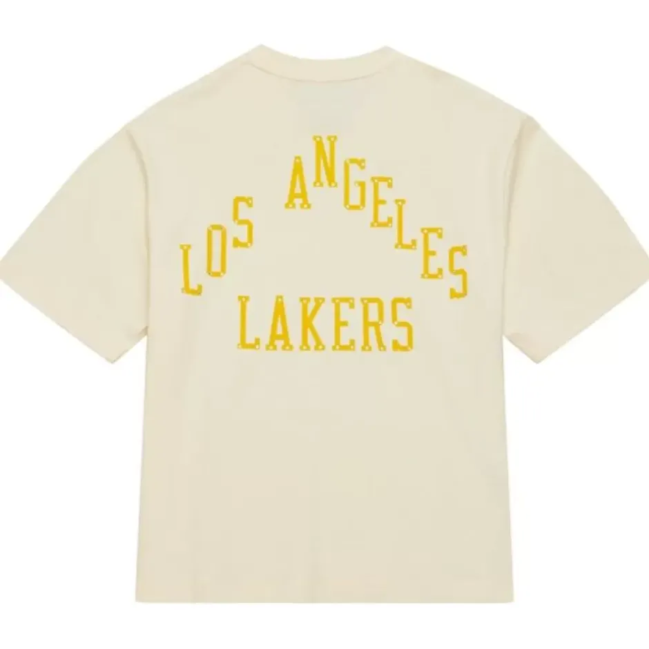 Woman Mitchell & Ness T-Shirts & Tops-M&N X Melody Ehsani Ss Tee Los Angeles Lakers