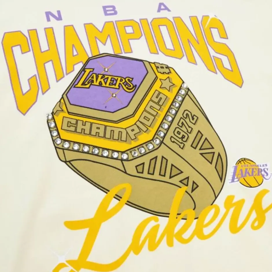 Woman Mitchell & Ness T-Shirts & Tops-M&N X Melody Ehsani Ss Tee Los Angeles Lakers