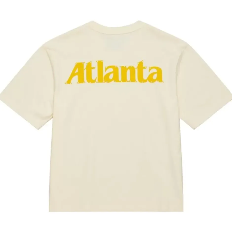 Woman Mitchell & Ness T-Shirts & Tops-M&N X Melody Ehsani Ss Tee Atlanta Hawks