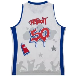 Mitchell & Ness Nba Swingman-M&N X Nba X Tats Cru Jersey Detroit Pistons