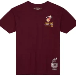 Men Mitchell & Ness T-Shirts & Tops-M&N X Nicky Jam Miami Heat Shirt