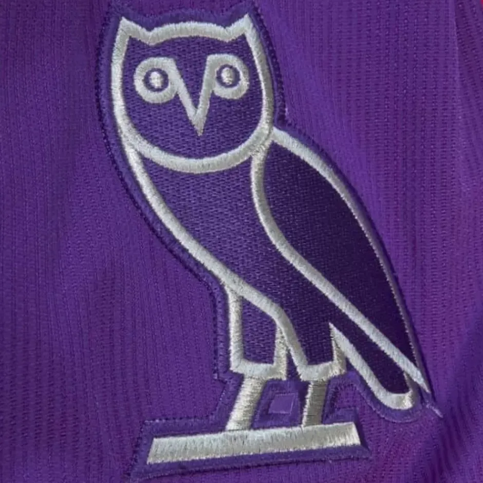 Men Mitchell & Ness Shorts-M&N X Ovo Swingman Toronto Raptors Shorts