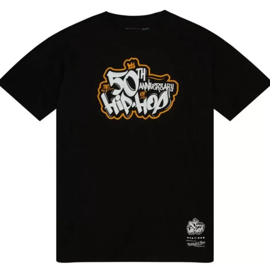 Men Mitchell & Ness T-Shirts & Tops-M&N X 50Th Aohh Logo Tee