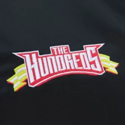 Men Mitchell & Ness Jackets & Outerwear-M&N X The Hundreds Satin Jacket