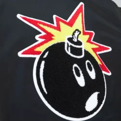 Men Mitchell & Ness Jackets & Outerwear-M&N X The Hundreds Satin Jacket