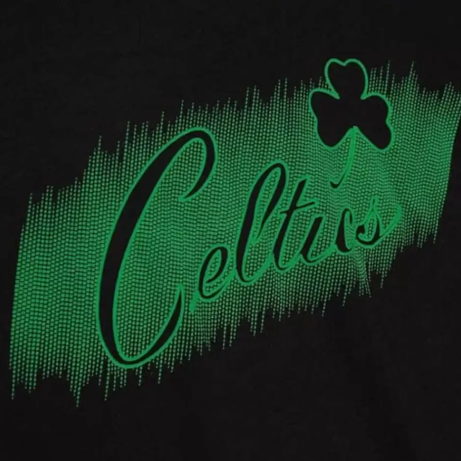 Men Mitchell & Ness T-Shirts & Tops-Monochrome Ss Tee Boston Celtics