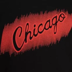Men Mitchell & Ness T-Shirts & Tops-Monochrome Ss Tee Chicago Bulls