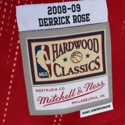 Mitchell & Ness Nba Swingman-Monochrome Swingman Derrick Rose Chicago Bulls 2008-09 Jersey