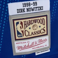 Mitchell & Ness Nba Swingman-Monochrome Swingman Dirk Nowitzki Dallas Mavericks 1998-99 Jersey