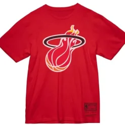 Men Mitchell & Ness T-Shirts & Tops-Mvp 2 Tee Miami Heat