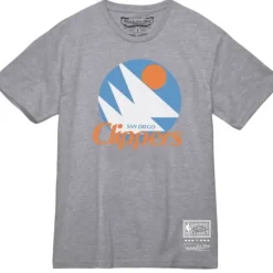 Men Mitchell & Ness T-Shirts & Tops-Mvp 2 Tee San Diego Clippers