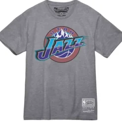 Men Mitchell & Ness T-Shirts & Tops-Mvp 2 Tee Utah Jazz