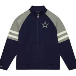 Men Mitchell & Ness Jackets & Outerwear-Mvp 2.0 Track Jacket Dallas Cowboys