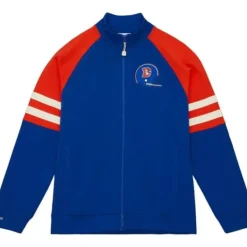 Men Mitchell & Ness Jackets & Outerwear-Mvp 2.0 Track Jacket Denver Broncos