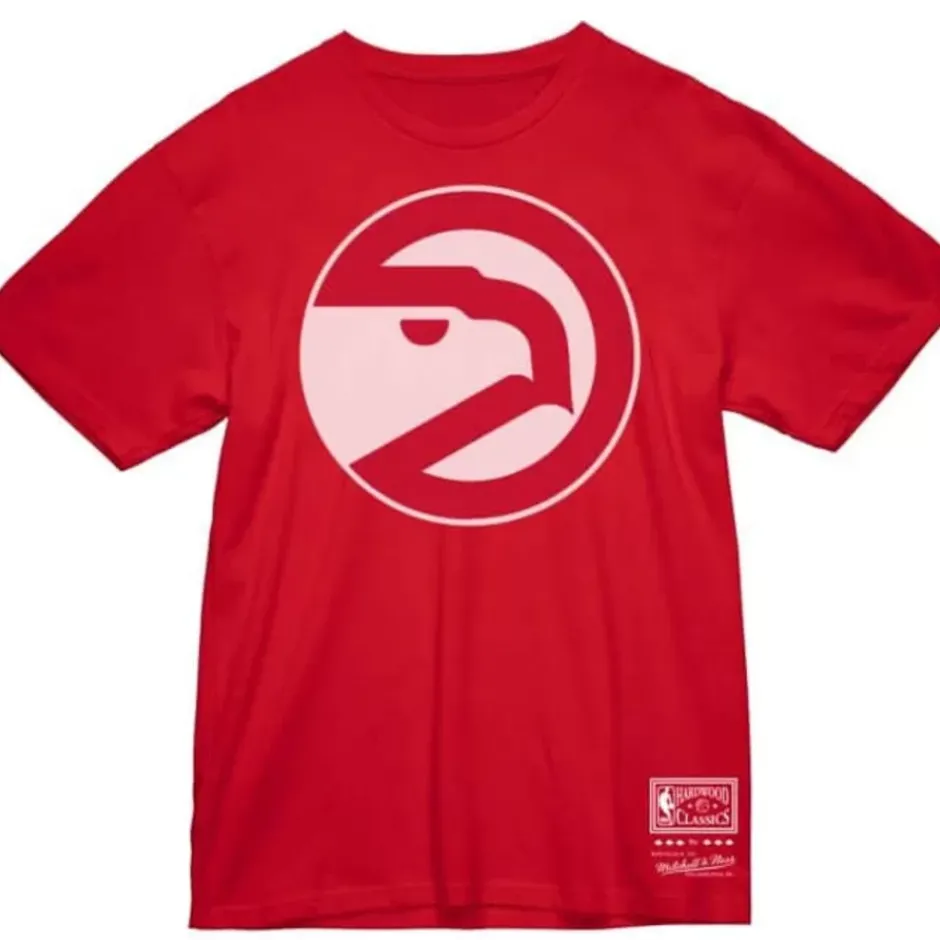 Men Mitchell & Ness T-Shirts & Tops-Mvp Tee Atlanta Hawks