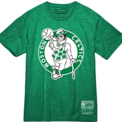 Men Mitchell & Ness T-Shirts & Tops-Mvp Tee Boston Celtics