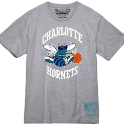 Men Mitchell & Ness T-Shirts & Tops-Mvp Tee Charlotte Hornets