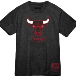 Men Mitchell & Ness T-Shirts & Tops-Mvp Tee Chicago Bulls