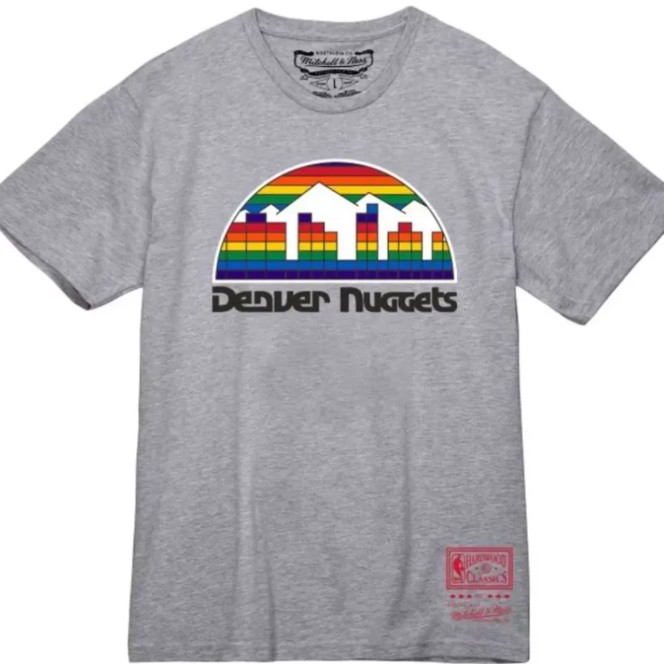 Men Mitchell & Ness T-Shirts & Tops-Mvp Tee Denver Nuggets