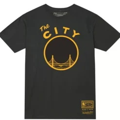 Men Mitchell & Ness T-Shirts & Tops-Mvp Tee Golden State Warriors