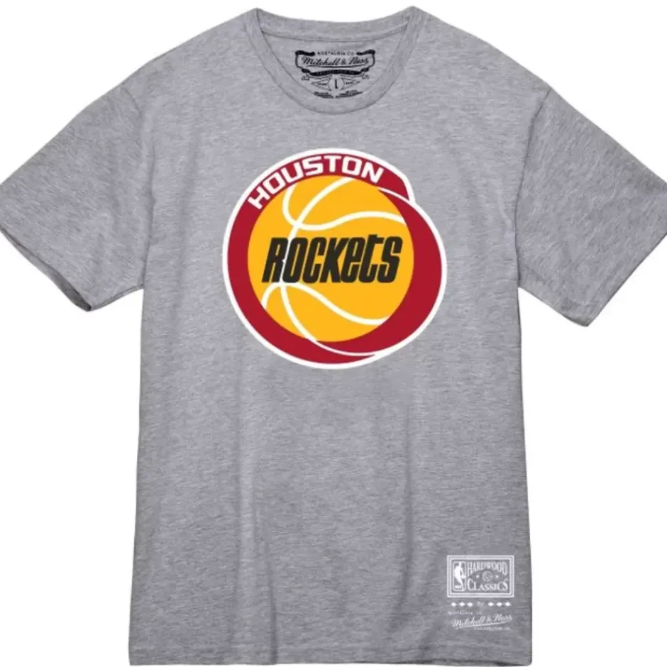 Men Mitchell & Ness T-Shirts & Tops-Mvp Tee Houston Rockets