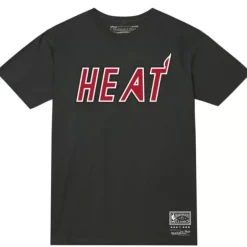 Men Mitchell & Ness T-Shirts & Tops-Mvp Tee Miami Heat