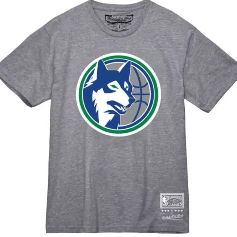 Men Mitchell & Ness T-Shirts & Tops-Mvp Tee Minnesota Timberwolves
