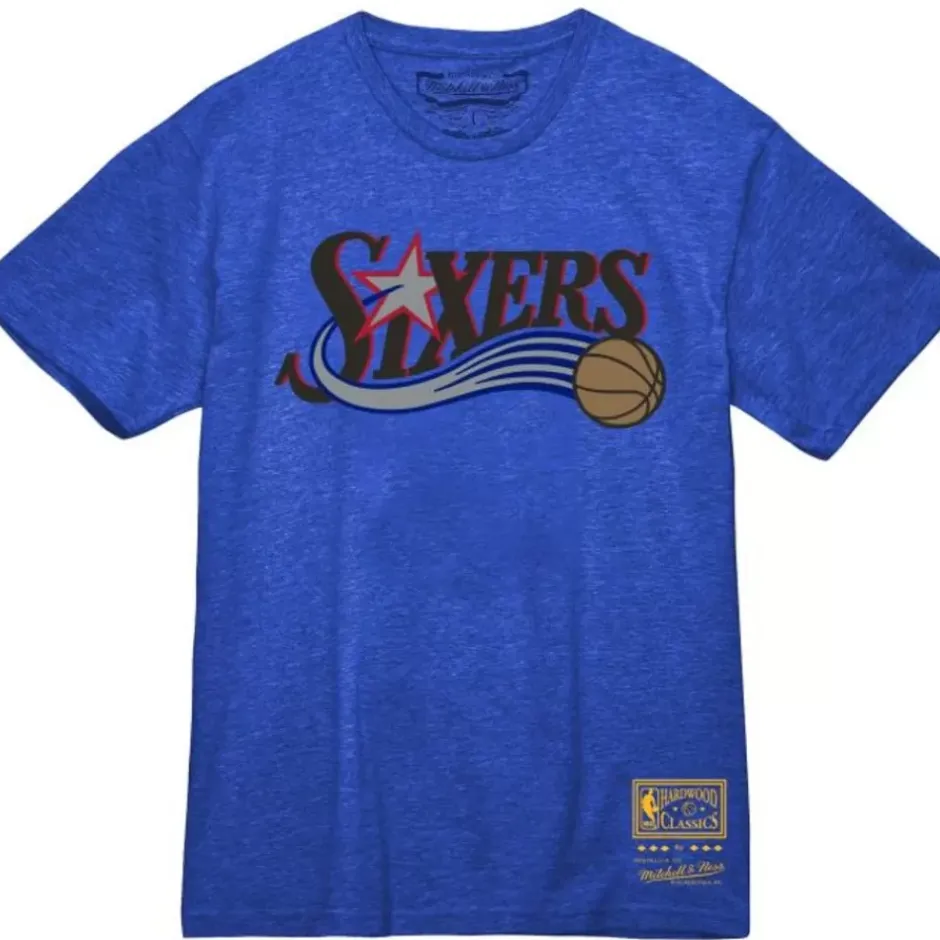 Men Mitchell & Ness T-Shirts & Tops-Mvp Tee Philadelphia 76Ers