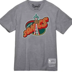 Men Mitchell & Ness T-Shirts & Tops-Mvp Tee Seattle Supersonics
