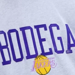 Men Mitchell & Ness Hoodies & Sweatshirts-My Towns Bodega Hoody Los Angeles Lakers
