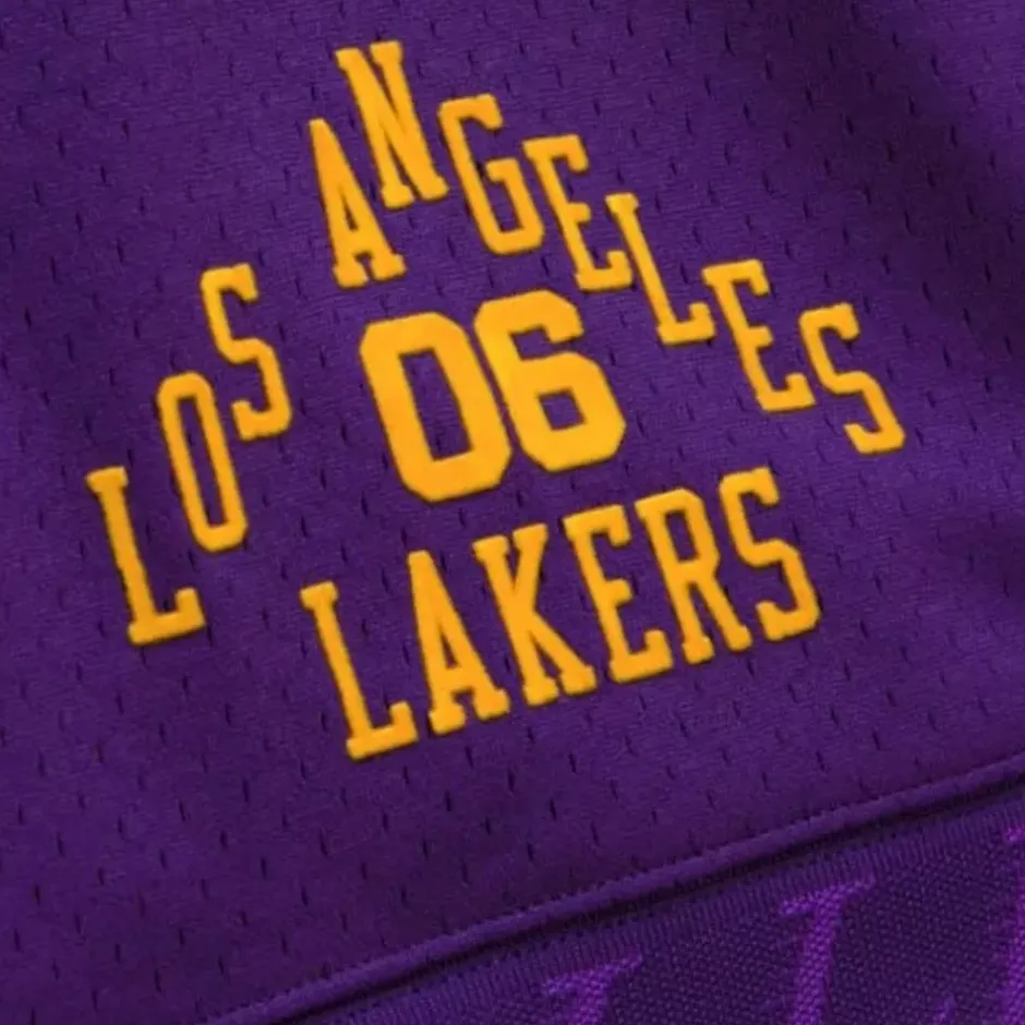 Men Mitchell & Ness Shorts-My Towns Bodega Shorts Los Angeles Lakers