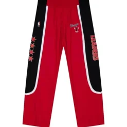 Men Mitchell & Ness Pants-My Towns Leaders Tear Away Pants Chicago Bulls