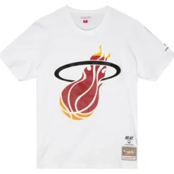 Men Mitchell & Ness T-Shirts & Tops-My Towns Unknwn Crystal Tee Miami Heat