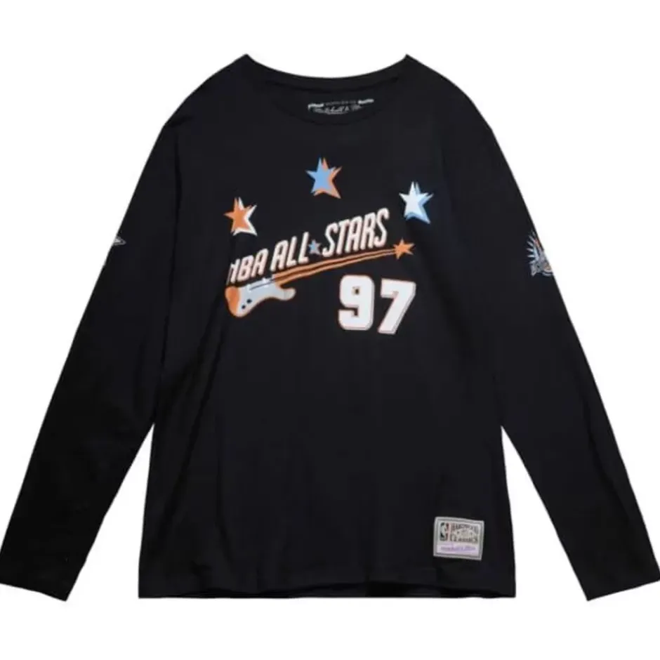 Men Mitchell & Ness T-Shirts & Tops-My Towns Xhibition Ls Tee All Star