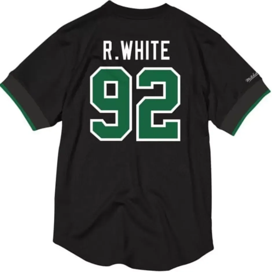 Men Mitchell & Ness T-Shirts & Tops-Name & Number Mesh Crew Neck Philadelphia Eagles Reggie White