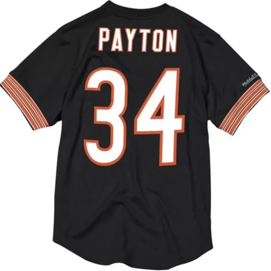 Men Mitchell & Ness T-Shirts & Tops-Name & Number Mesh Top Chicago Bears 1983 Walter Payton