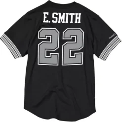 Men Mitchell & Ness T-Shirts & Tops-Name & Number Mesh Top Dallas Cowboys 1994 Emmitt Smith