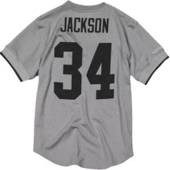 Men Mitchell & Ness T-Shirts & Tops-Name & Number Mesh Top Los Angeles Raiders 1988 Bo Jackson