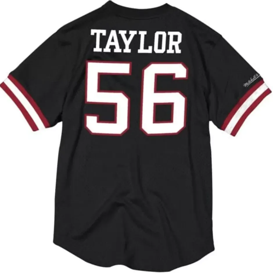 Men Mitchell & Ness T-Shirts & Tops-Name & Number Mesh Top New York Giants 1986 Lawrence Taylor