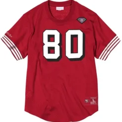 Men Mitchell & Ness T-Shirts & Tops-Name & Number Mesh Top San Francisco 49Ers 1994 Jerry Rice