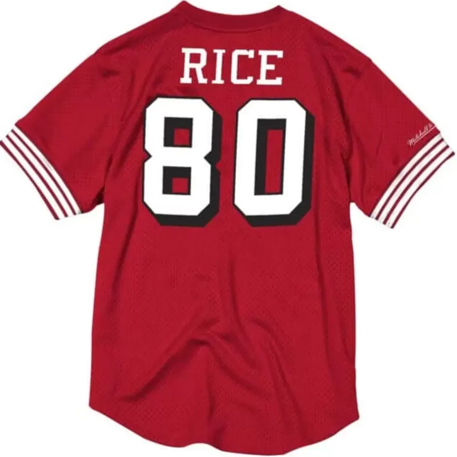 Men Mitchell & Ness T-Shirts & Tops-Name & Number Mesh Top San Francisco 49Ers 1994 Jerry Rice