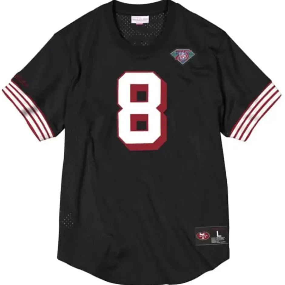 Men Mitchell & Ness T-Shirts & Tops-Name & Number Mesh Top San Francisco 49Ers 1994 Steve Young