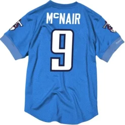 Men Mitchell & Ness T-Shirts & Tops-Name & Number Mesh Top Tennessee Titans 1999 Steve Mcnair