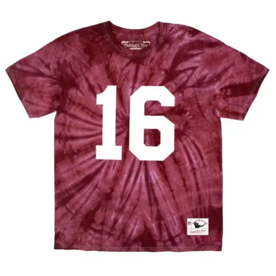 Men Mitchell & Ness T-Shirts & Tops-Name & Number Spider Tee San Francisco 49Ers 1990 Joe Montana