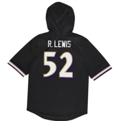 Men Mitchell & Ness Hoodies & Sweatshirts-Name & Number Ss Hoodie Baltimore Ravens 2012 Ray Lewis