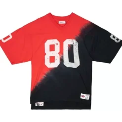 Men Mitchell & Ness T-Shirts & Tops-Name & Number Ss Tie Dye Top San Francisco 49Ers Jerry Rice