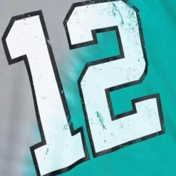 Men Mitchell & Ness T-Shirts & Tops-Name & Number Ss Tie Dye Top Philadelphia Eagles Randall Cunningham