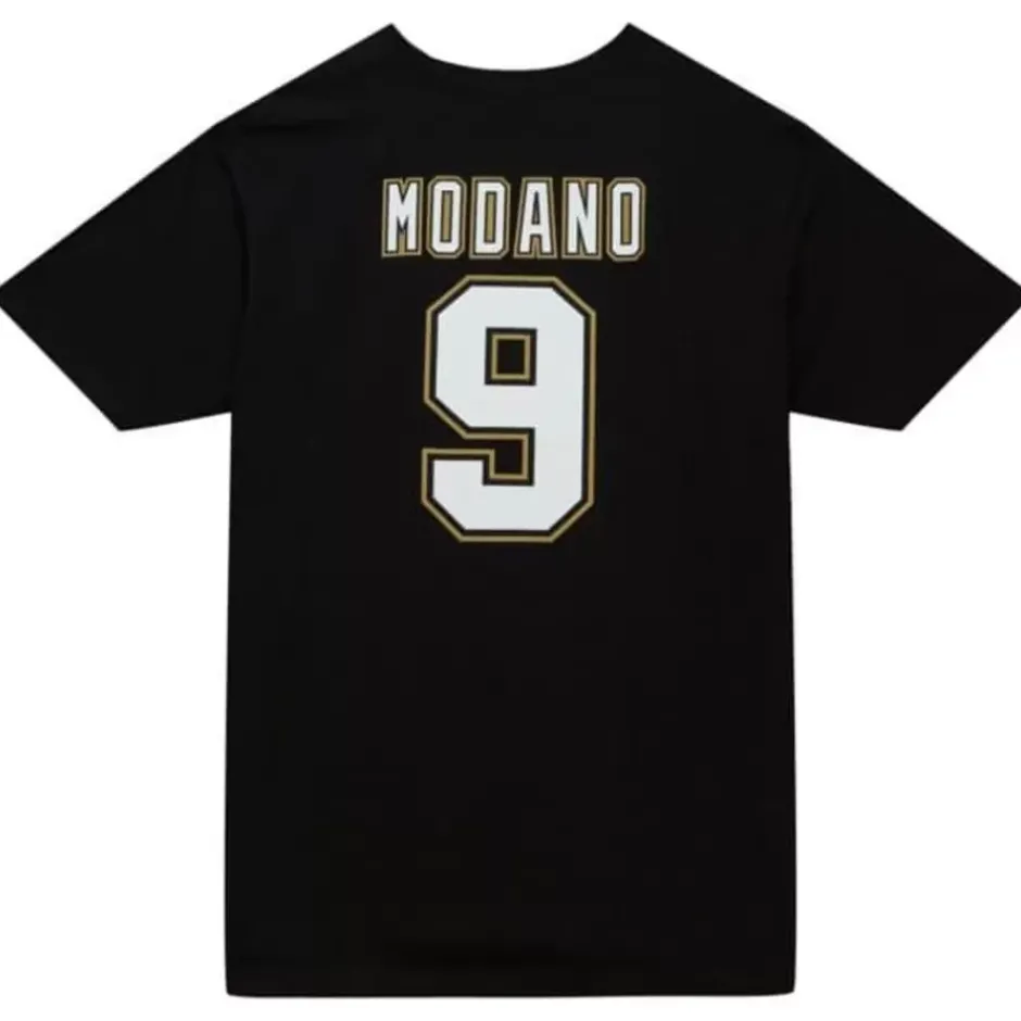 Men Mitchell & Ness T-Shirts & Tops-Name & Number Tee Dallas Stars Mike Modano